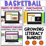 Basketball Literacy Activities Growing Bundle