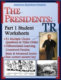 American Experience Theodore Roosevelt: Part 1 Worksheet and Puzzles