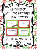 Christmas Writing Prompts Task Cards Holiday Journaling Morning Work Language