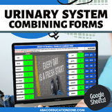 Urinary System Medical Terminology Combining Forms and Print Activity