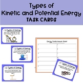 Types of Kinetic and Potential Energy Task Cards - Middle School Science