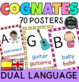 70 Cognates Cognados Alphabet English Spanish inglÂ¨Â¦s espa?ol DUAL language