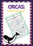 Orcas : A High Interest Reading Passage for Reading Whole Numbers