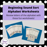Beginning Sound Sort: Alphabet Worksheets