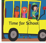 Time for School Picture Book for Preschoolers, Learn Kindergarten Activities