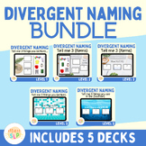 Divergent Naming for Speech Therapy Boom Cards? Bundle