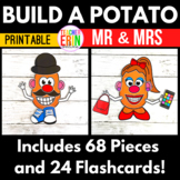 Build A Mr Potato and Mrs Potato | Head and Accessories Dress Up Paper Doll
