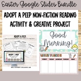 Adopt a Peep Easter Activities for 2nd Grade | Easter Google Slides Templates
