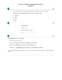 Ohio Algebra 1 EOC Numbers, Quantities, Equations and Expressions Checkpoint 1