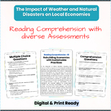 The Impact of Weather and Natural Disasters on Local Economies -Worksheet Pack