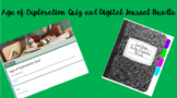 Exploration virtual Notebook and Correlating Quiz BUNDLE!