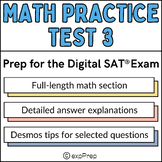 Digital SAT Prep 2025 | Math Practice Test 3 | With Answer Explanations ...