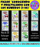 FICHAS - Conociendo y Practicando con los NÂ¨Â²meros 1 - 10 (CRECIMIENTO) |NÂ¨Â²MEROS|