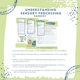 Understanding Sensory Processing Handout - TPT
