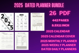best dated planners 2025 bundle,dated 2025 planners templates