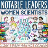 Women's History Month Women Scientists STEM Leader Collaborative Poster Activity