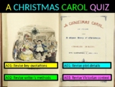 A Christmas Carol 35 quiz questions with answers