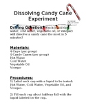 Dissolving Candy Cane Lab