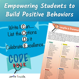 Build Positive Behaviors & Supports with Students using CODE Book - SEL activity