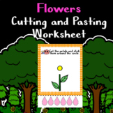 Flowers Cutting and Pasting Worksheet