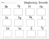 Letter Sound Cut & Paste