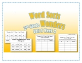 Wonders 2nd Grade Unit 5 Week 2 Spelling Word Sort