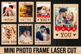 "Laser Cut Mini Photo Frame Bundle - A Perfect Gift for Your Loved Ones!"