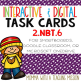 2.NBT.6 Adding 4 Two Digit Numbers Google Drive Classroom Interactive Task Cards