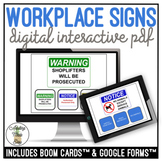 Workplace Signs Digital Task Cards