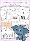 Factoring Trinomials (a = 1) Task Cards with QR Codes