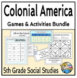 Colonial America Games & Activities - 5th Grade Social Studies