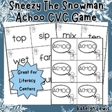 Sneezy The Snowman Achoo CVC Game