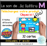 Le son de la lettre M- BOOM CARDS- Letter M