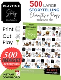 Stories of Jesus | Storytelling STICK PUPPETS | Kids Bible Stories Printables