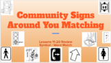 Matching Community Signs Level 2