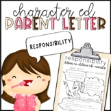 Parent Education | Social Emotional Learning Parent Handout | Responsibility