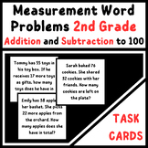 Measurement Word Problems 2nd Grade with Addition and Subtraction to 100