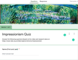 Impressionism Quiz