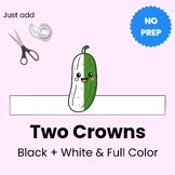 Zucchini Crown / / Mask / Costume / Animal / Headband ** Two Crowns **