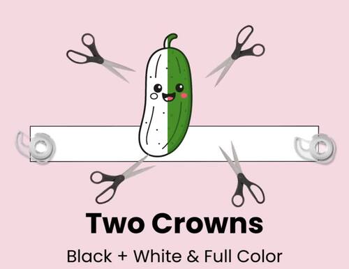 Zucchini Crown / / Mask / Costume / Animal / Headband ** Two Crowns **