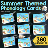 Summer Themed Phonology Cards | 360 cards for Speech Sound Disorders