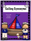 Sailing Synonyms-Fact or Fib, Craftivity, & Coloring Page Included