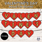 Valentines day Bulletin Board letters heart craft,Glitter bunting,door decor