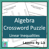 Crossword Puzzle - Algebra - Linear Inequalities
