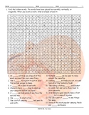 Camping Word Search Worksheet