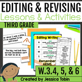 Revising and Editing Practice 3rd Grade, Editing Checklist, Peer Editing, Marks