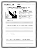 MLK Sentence Proofreading