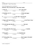 My Sidewalks Level A  Unit 5 Week 4 Vocabulary Test