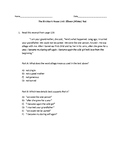 (LEAP/PARCC-like) 5th The Birchbark House: Biboon (Winter) Test/Part 3