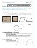 Parent and Student Homework Helper for Grade 4 Math Module 4